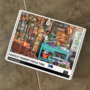 Potting Shed 500 Piece Puzzle – Blue Garden Playset